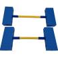 Preview: Adapter-Fitkinect, Stangenverbindung, blau,10cm